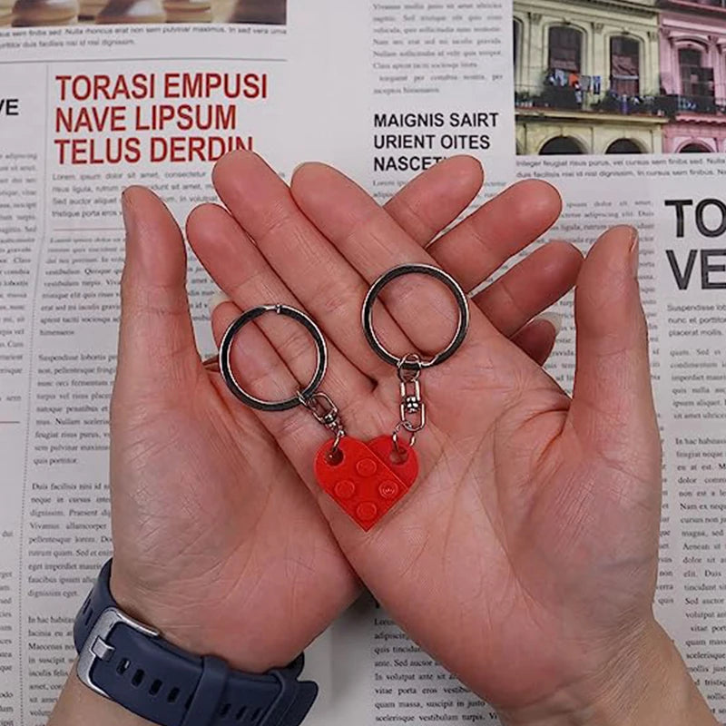 Brick Keychain for Couples Friendship