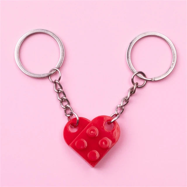 Brick Keychain for Couples Friendship